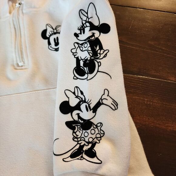 Disney Junior Toddler Girl Minnie Mouse Hooded Sweatshirt Size 3T - Picture 4 of 6